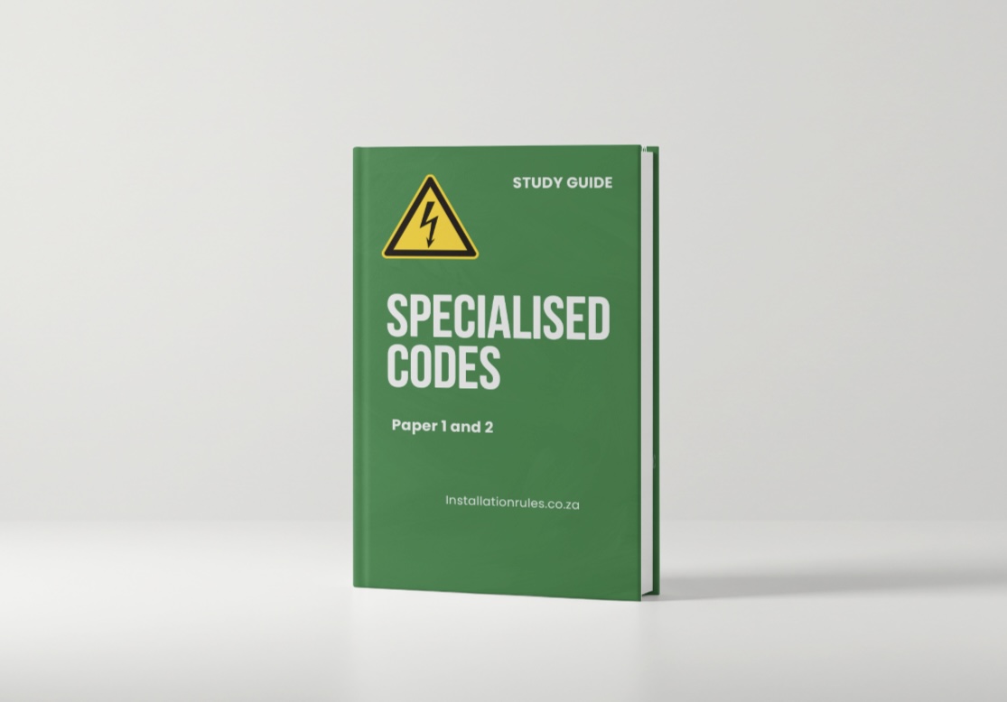 Specialised Electrical Installation Codes Study Guide P1 & P2